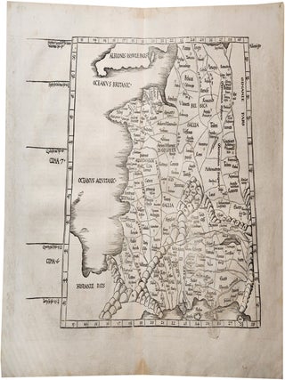 Title on verso] Tabula III Europae. Lorenz FRIES, Claudius PTOLEMY