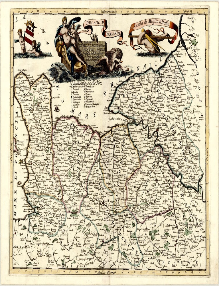 Ducato di Normandia. Vincenzo Maria CORONELLI.