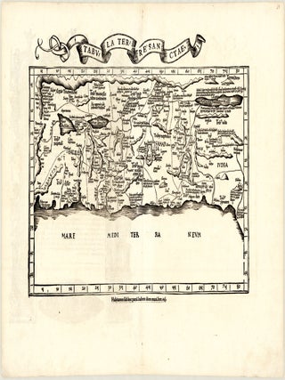 Tabula Terre Sanctae. Lorenz FRIES, Martin WALDSEEM&Uuml;LLER