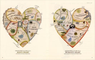 Geographical Guide to a Man's Heart with obstacles and entrances clearly marked [on sheet...