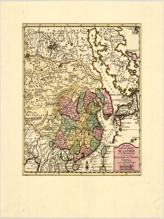 Nouvelle Carte de l'Empire de la Chine, et les Pais circonvoisins. / Nieuwe Kaart van...