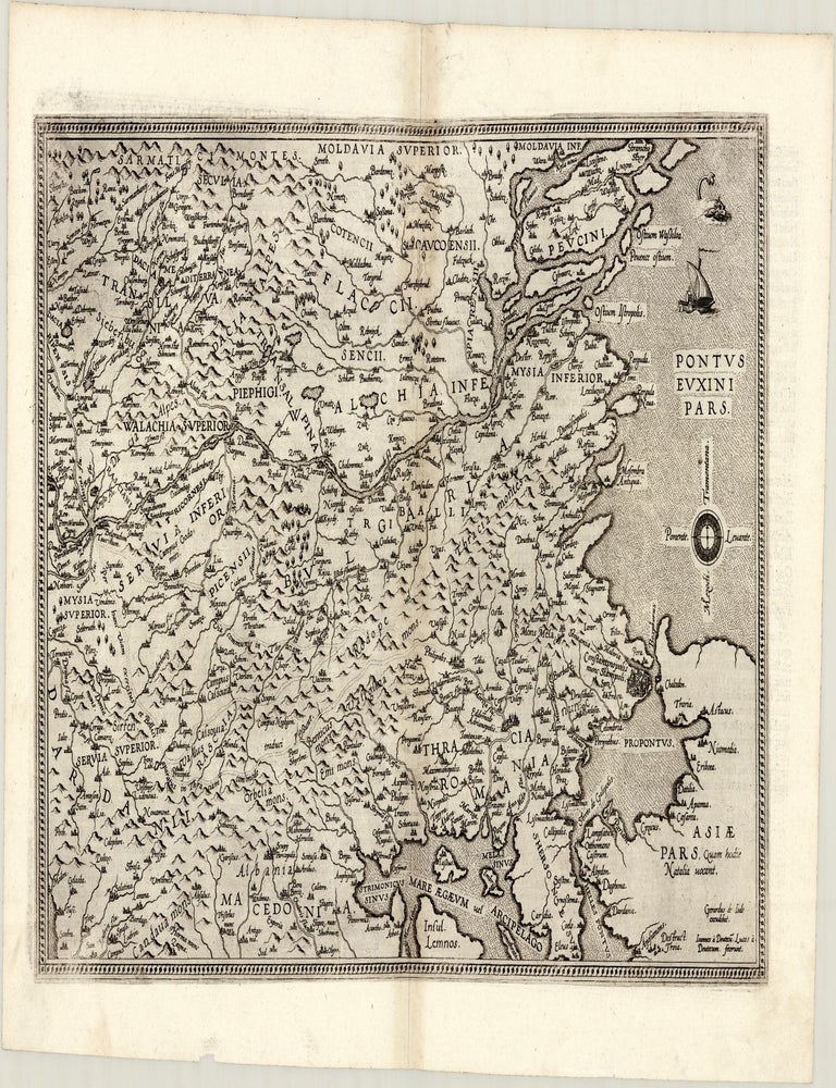 [Title on verso] Tractus Danubii, Tabula II. Gerard and Cornelis DE JODE.
