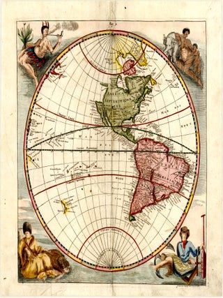 Untitled set of 2 maps - Western Hemisphere and Eastern Hemisphere]. Eberhard Werner HAPPEL