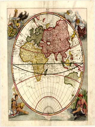 [Untitled set of 2 maps - Western Hemisphere and Eastern Hemisphere]