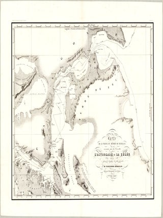 Carte de la partie du D&eacute;troit de Magellan reconnue par les Corvettes L' Astrolabe et La...