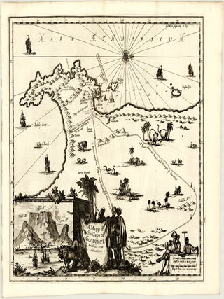 A Mapp of the Cape of Goodhope with its true Situation. Johan NIEUHOF