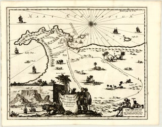 A Mapp of the Cape of Goodhope with its true Situation. Johan NIEUHOF