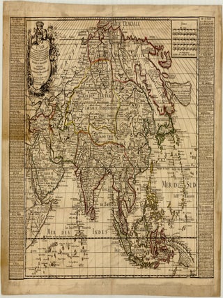 L'Asie Divis&eacute; suivant l'etendue des Empires et Royaumes qui la partagent Et des...